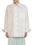 Main View - Click To Enlarge - BOTTEGA VENETA - Notebook Contrast Panel Shirt