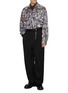 Figure View - Click To Enlarge - BOTTEGA VENETA - All-Over Memory Print Cotton Wool Shirt