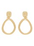 Main View - Click To Enlarge - LANE CRAWFORD VINTAGE ACCESSORIES - Gold Tone Hoop Clip On Earrings