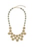 Main View - Click To Enlarge - LANE CRAWFORD VINTAGE ACCESSORIES - Gold Tone Faux Turquoise Necklace