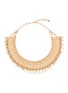 Main View - Click To Enlarge - LANE CRAWFORD VINTAGE ACCESSORIES - Gold Tone Crystal and Faux Pearl Necklace