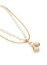 Detail View - Click To Enlarge - LANE CRAWFORD VINTAGE ACCESSORIES - Gold Tone Faux Pearl Necklace