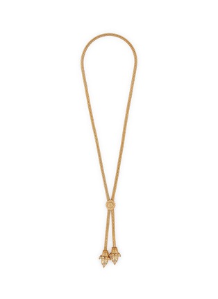 Main View - Click To Enlarge - LANE CRAWFORD VINTAGE ACCESSORIES - Monet Gold Tone Lariat Necklace