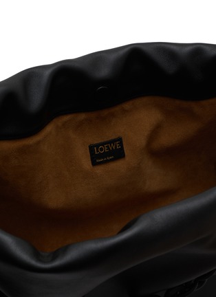 Detail View - Click To Enlarge - LOEWE - Large Flamenco Shoulder Chain Leather Purse