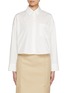 Main View - Click To Enlarge - THE LOOM - Overfit Crop Cotton Shirt