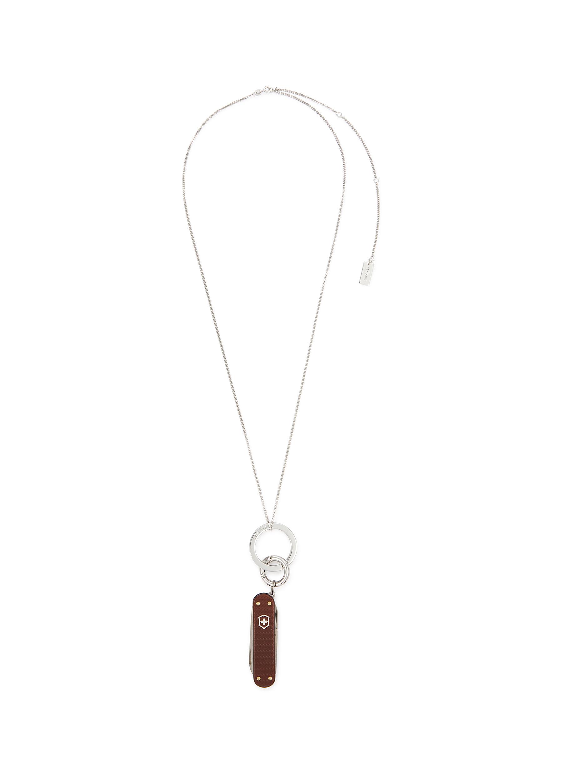LEMAIRE | Mini Swiss Knife Necklace | Men | Lane Crawford