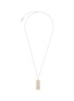Main View - Click To Enlarge - LEMAIRE - Harmonica Silver Necklace