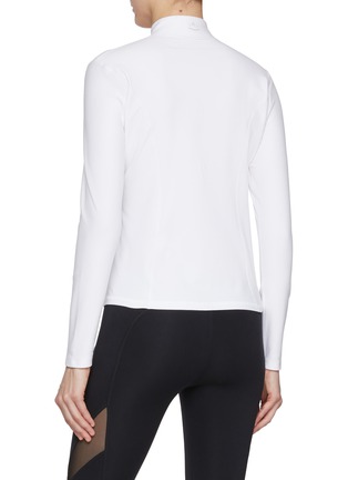 Back View - Click To Enlarge - BEYOND YOGA - Spacedye On The Go Mock Neck Jacket