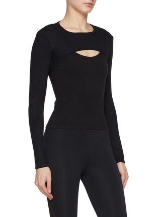 Front View - Click To Enlarge - BEYOND YOGA - Formation Shrug Top