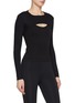 Front View - Click To Enlarge - BEYOND YOGA - Formation Shrug Top