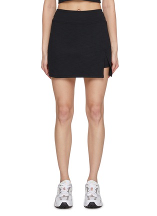 Main View - Click To Enlarge - BEYOND YOGA - Heather Rib Hold Court Skirt