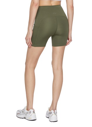 Back View - Click To Enlarge - BEYOND YOGA - POWERBEYOND™ Strive Pocket Biker Shorts