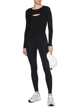 Figure View - Click To Enlarge - BEYOND YOGA - POWERBEYOND™ Bootcamp Midi Leggings