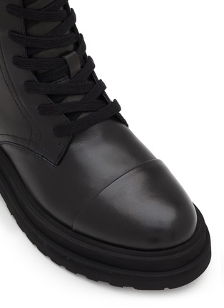 Detail View - Click To Enlarge - EQUIL - Cologne Leather Combat Boots