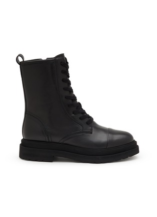 Main View - Click To Enlarge - EQUIL - Cologne Leather Combat Boots