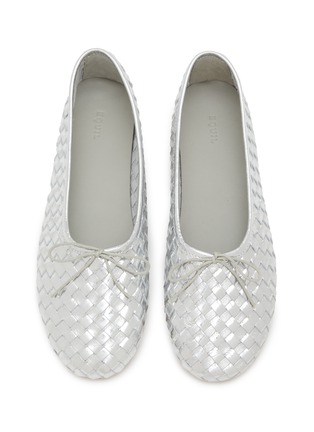 Detail View - Click To Enlarge - EQUIL - Varna Woven Leather Ballerina Flats