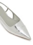 Detail View - Click To Enlarge - EQUIL - Ginza Metallic Leather Slingback Flats