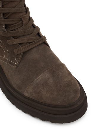 Detail View - Click To Enlarge - EQUIL - Cologne Leather Combat Boots