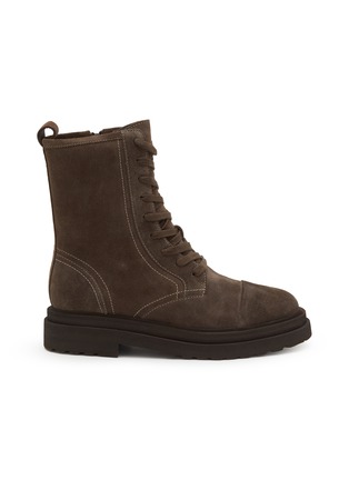 Main View - Click To Enlarge - EQUIL - Cologne Leather Combat Boots