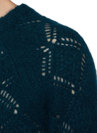  - PIACENZA 1733 - Lozenge Knit Baby Alpaca Blend Sweater