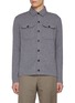 Main View - Click To Enlarge - PIACENZA 1733 - Chest Pockets Cashmere Shirt