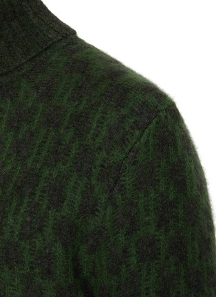  - PIACENZA 1733 - Turtleneck Ikat Pointe Cashmere Silk Blend Sweater