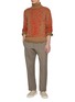 Figure View - Click To Enlarge - PIACENZA 1733 - Contrast Turtleneck Virgin Wool Sweater