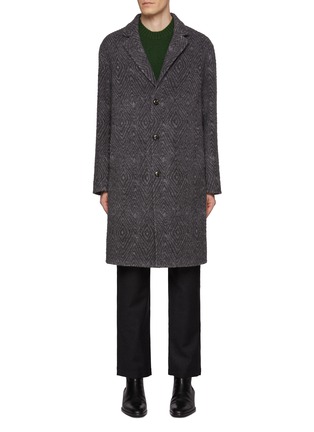 Main View - Click To Enlarge - PIACENZA 1733 - Wool Silk Coat