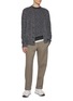 Figure View - Click To Enlarge - PIACENZA 1733 - Contrast Edges Cashmere Sweater