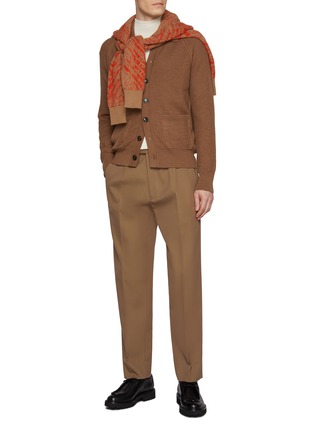 Figure View - Click To Enlarge - PIACENZA 1733 - Raglan Sleeves Virgin Wool Overshirt