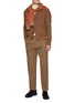Figure View - Click To Enlarge - PIACENZA 1733 - Raglan Sleeves Virgin Wool Overshirt