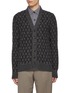 Main View - Click To Enlarge - PIACENZA 1733 - Contrast Edges Cashmere Silk Blend Cardigan