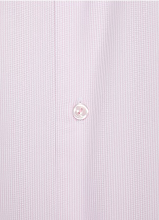  - ETON  - Cutaway Collar  Fine Striped Twill Shirt