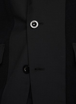  - SACAI - Two Toned Notch Lapel Jacket