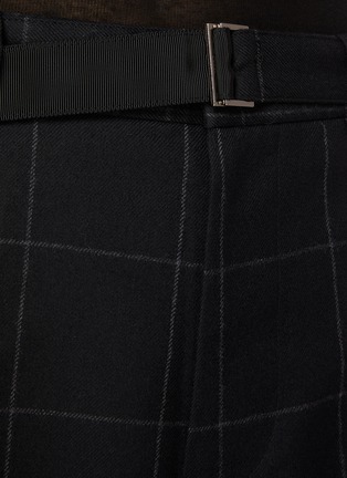  - SACAI - Side Panel Belted Wool Pants