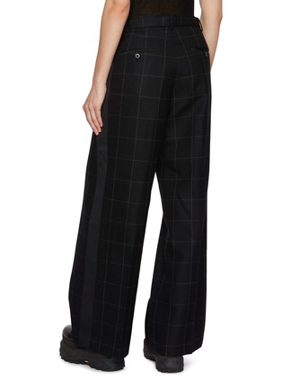 Back View - Click To Enlarge - SACAI - Side Panel Belted Wool Pants