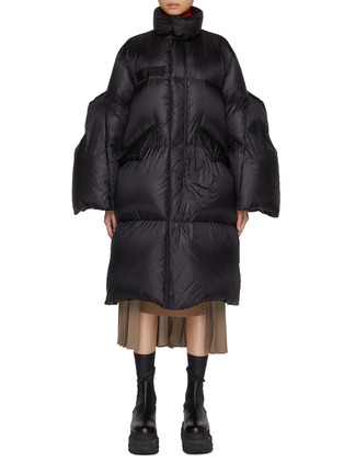 Main View - Click To Enlarge - SACAI - High Neck A-Line Puffer Coat
