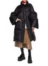 Figure View - Click To Enlarge - SACAI - High Neck A-Line Puffer Coat