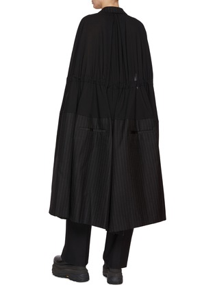 Back View - Click To Enlarge - SACAI - Pinstripe Single Breasted Cape