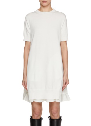 Main View - Click To Enlarge - SACAI - Layered Hem Babydoll Dress