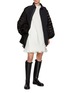 Figure View - Click To Enlarge - SACAI - Layered Hem Babydoll Dress