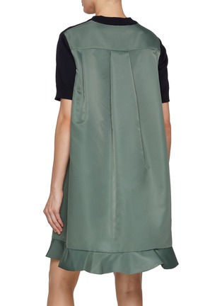 Back View - Click To Enlarge - SACAI - Layered Hem Babydoll Dress