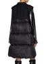 Back View - Click To Enlarge - SACAI - Hybrid Long Wool Puffer Vest