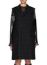 Main View - Click To Enlarge - SACAI - Hybrid Long Wool Puffer Vest