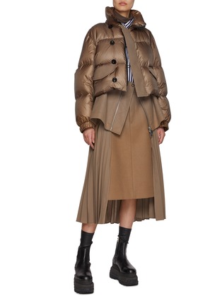 豪華で新しい SACAI | Wide Sleeve A-Line Puffer Jacket | Women | Lane Crawford ブルゾン