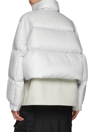 Back View - Click To Enlarge - SACAI - Wide Sleeve A-Line Puffer Jacket