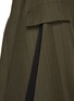  - SACAI - Chalk Stripe Multi-slit Single Breasted Wool Coat