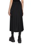 Back View - Click To Enlarge - SACAI - Asymmetrical Zip Pleated Midi Skirt