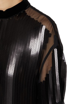  - SACAI - Sequin Chiffon Top