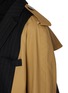  - SACAI - Chalk Stripe Hybrid Wool Trench Coat